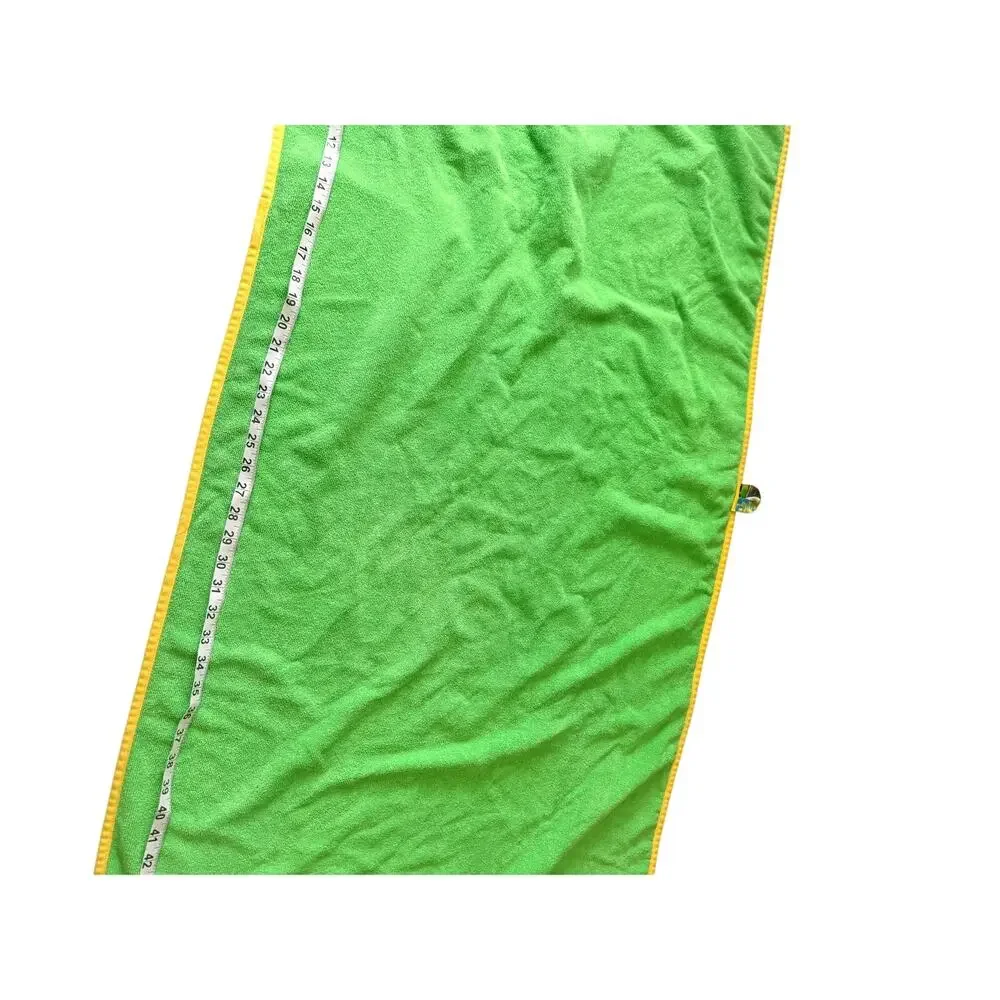 Norwex Kids Towel - Super Absorbent Apple Green with Yellow Trim